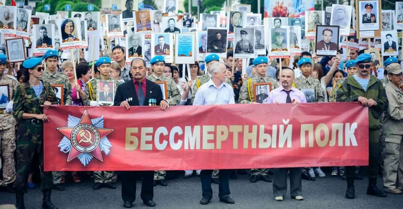 Дата и время построения Бессмертого полка Алматы